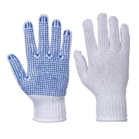 Klasické rukavice Polka Dot biele