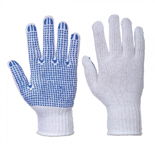 Klasické rukavice Polka Dot biele