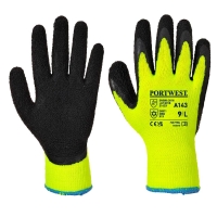 Thermal Soft Grip Glove Yellow/Black