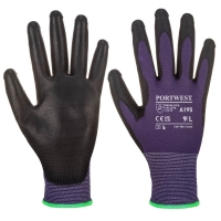PU - dotykové rukavice fial./čierne