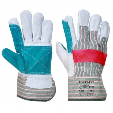 Classic Double Palm Rigger Glove Green