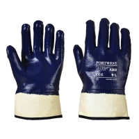 Fully Dipped Nitrile Safety Cuff Navy