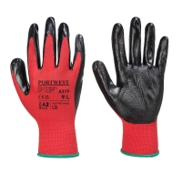 Flexo Grip Nitrile Glove (Retail Pack) Red/Black