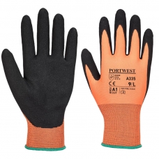 Dermi-Grip NPR15 Nitrile Sandy Glove Orange/Black