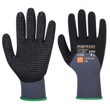 DermiFlex Ultra Plus Nitrilové rukavice šedé/čierne