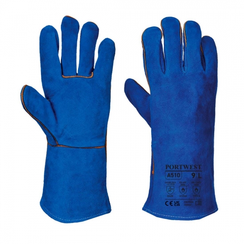 Welders Gauntlet Blue