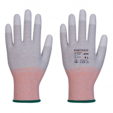 LR13 ESD PU Fingertip Cut Glove (Pk12) Grey/White