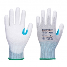 MR13 ESD PU Palm Glove (Pk12) Grey/White