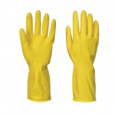 Latexové rukavice pre domácnosť (240 párov) žllté
