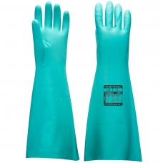 Predĺžené Nitrilové rukavice, zelené