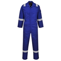 Araflame Silver Coverall Royal Blue