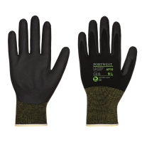 Penové nitrilové rukavice NPR15 Bamboo Eco (12KS) Black