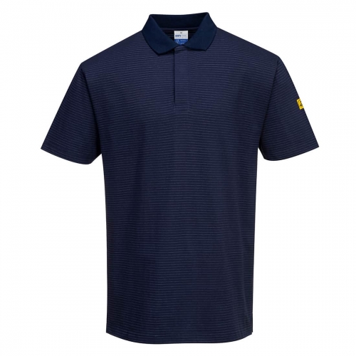 Anti-Static ESD Polo Shirt Navy