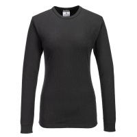 Women's Thermal T-Shirt Long Sleeve Black
