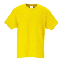 B195 - Tričko s krátkym rukávom Turin Premium žltá