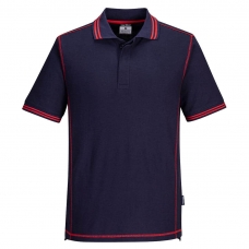 Essential Two Tone Polo Shirt Navy/Red