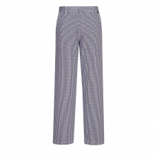 Barnet Chefs Trousers Blue Check