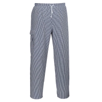 Chester Chefs Trousers Blue Check