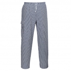 Chester Chefs Trousers Blue Check