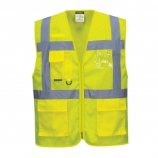 Athens Hi-Vis Mesh Executive Vest  Yellow