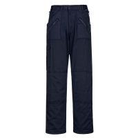 Lined Action Trousers Navy Tall