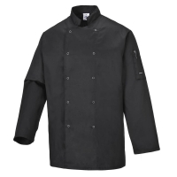 Suffolk Chefs Jacket L/S Black