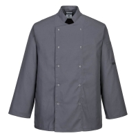 Suffolk Chefs Jacket L/S Slate Grey