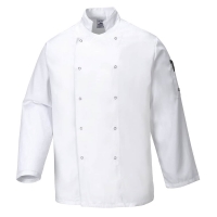 Suffolk Chefs Jacket L/S White