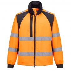 WX2 Eco Hi-Vis Work Jacket  Orange/Black