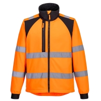 WX2 Eco Hi-Vis Softshell (2L) Jacket Orange/Black