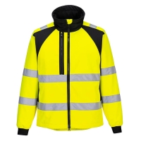 WX2 Eco Hi-Vis Softshell (2L) jacket Yellow/Black