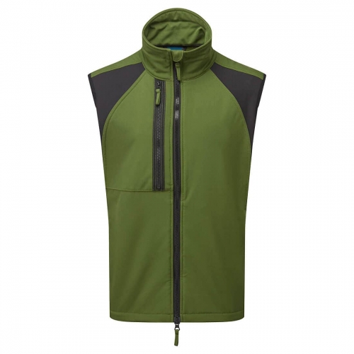 WX2 Eco Softshell Gilet (2L) Olive Green