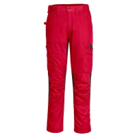 WX2 Eco strečové nohavice červené