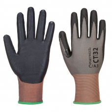 CT Cut C18 Nitrile Glove Grey/Black