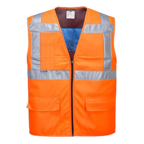 Hi-Vis Cooling Vest Orange