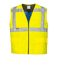 Hi-Vis Cooling Vest Yellow