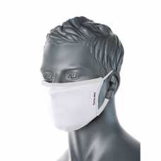 3-Ply Anti-Microbial Fabric Face Mask (Pk25) White