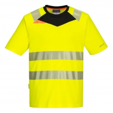 DX4 Hi-Vis T-Shirt S/S  Yellow/Black