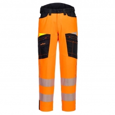 DX4 Hi-Vis servisné nohavice oranžové/čierne
