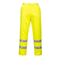 E041 - Hi-Vis Polycotton Service Trousers Yellow