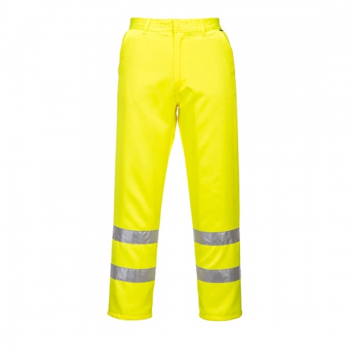 E041 - Hi-Vis Polycotton Service Trousers Yellow