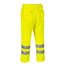 E061 - Hi-Vis Action Trousers Yellow Tall