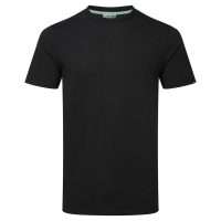 Recyklovateľné tričko z organickej bavlny, čierne