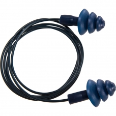 Detectable TPR Corded Ear Plugs (50 pairs) Blue