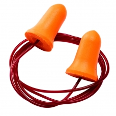 Zátky do uší Bell Comfort z PU peny s káblom (200 párov) Orange