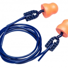 Easy Fit PU Ear Plugs Corded (200 Pairs) Orange