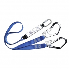 Double Webbing 1.8m Lanyard With Shock Absorber Royal Blue