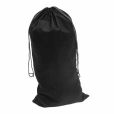 Nylon Drawstring Bag Black