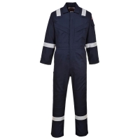 Flame Resistant Super Light Weight Anti-Static Coverall 210g Navy