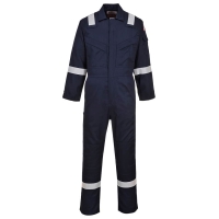 Flame Resistant Super Light Weight Anti-Static Coverall 210g Navy Tall